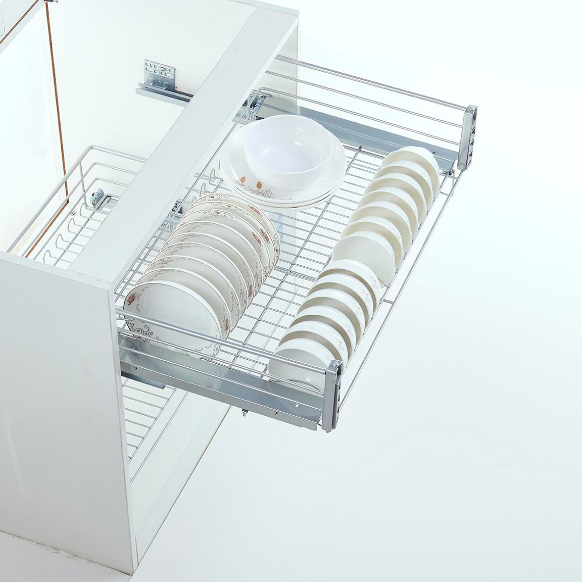 NG800C-3银色+盖板 | Drawer Basket - GST kitchen hardware