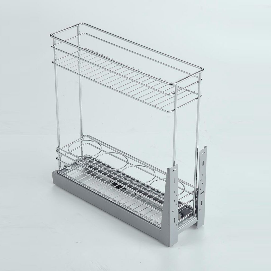 2-Tier Side Pull-Out Spice Basket (Slim)