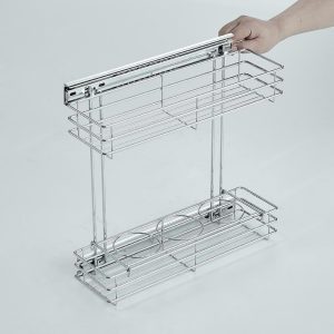 3-Tier Side Pull-Out Seasoning Basket