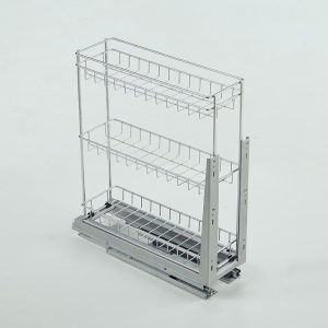 3-Tier Soft-Close Side Seasoning Basket