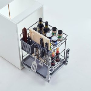 Multi-Function Pull-Out with Board & Dark Tray