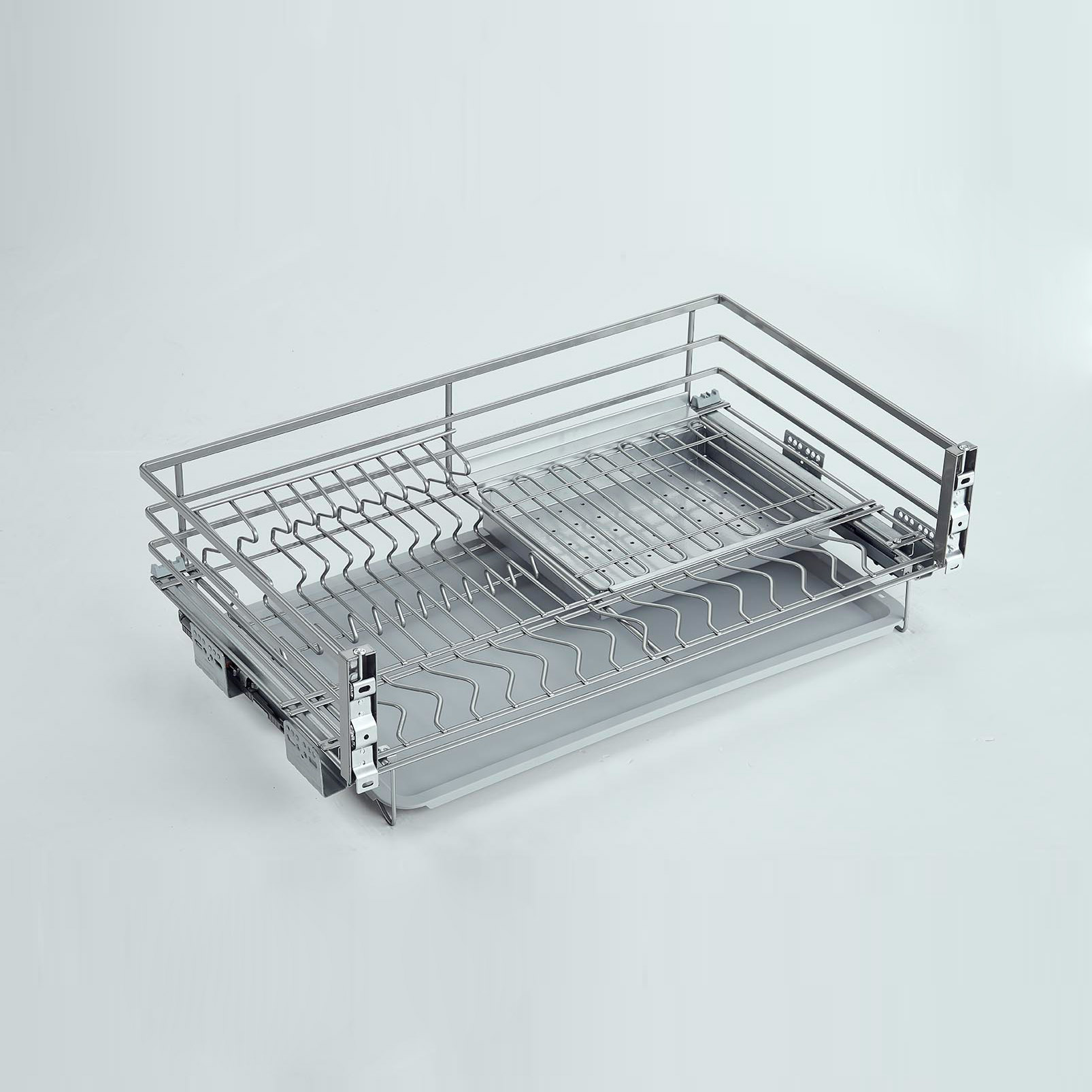 304椭圆四边篮系列05 | 304 Stainless Steel Base Cabinet Basket - GST kitchen hardware