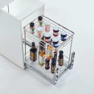 304 Bottom-Mount Seasoning Pull-Out (2-Tier)
