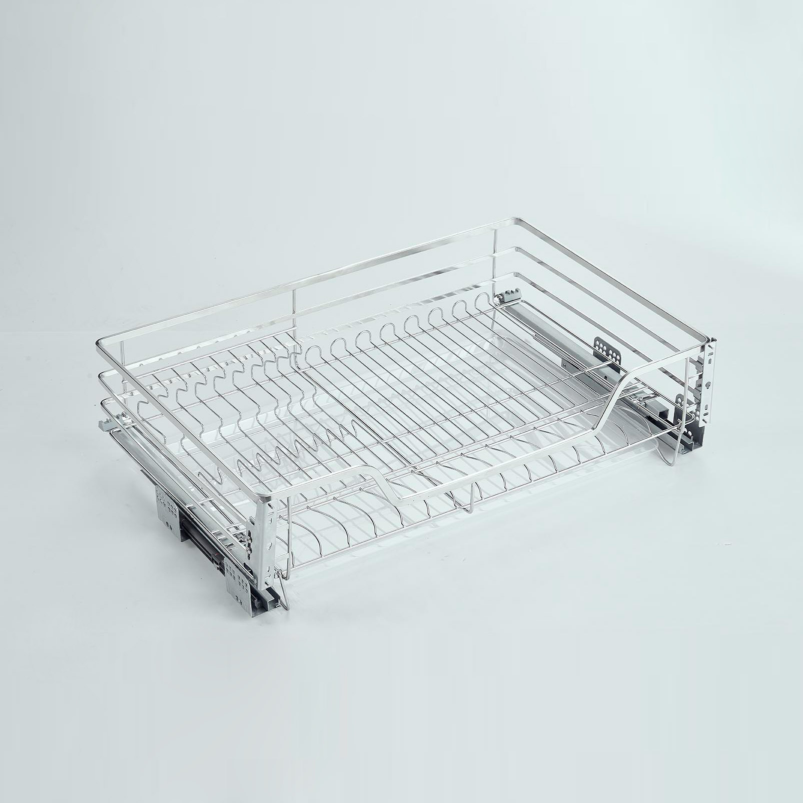 304扁钢四边篮系列01 | 304 Stainless Steel Base Cabinet Basket - GST kitchen hardware