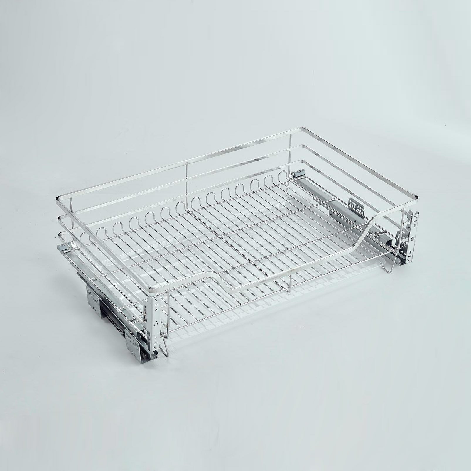 304扁钢四边篮系列02 | 304 Stainless Steel Base Cabinet Basket - GST kitchen hardware