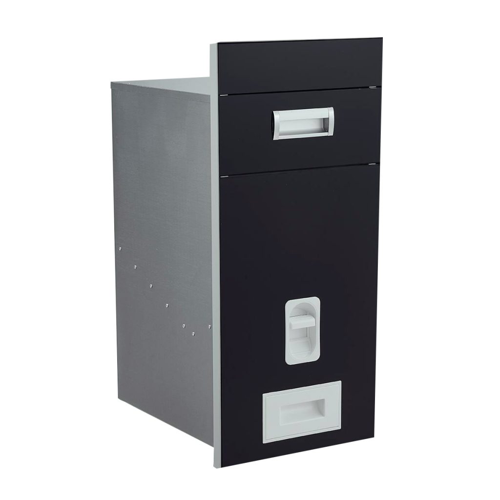 Built-In Rice Dispenser Cabinet (Black)