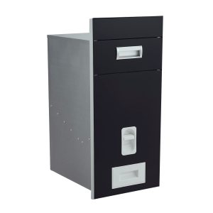 Built-In Rice Dispenser Cabinet (Black)