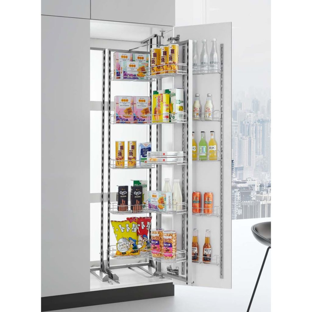 Three-Door Tall Pantry Pull-Out System